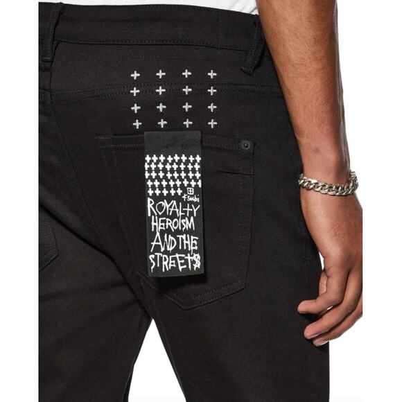 Ksubi NWT Van Winkle Ace Black Slice Jeans Mens 30 Designer Made Turkey - Picture 12 of 12